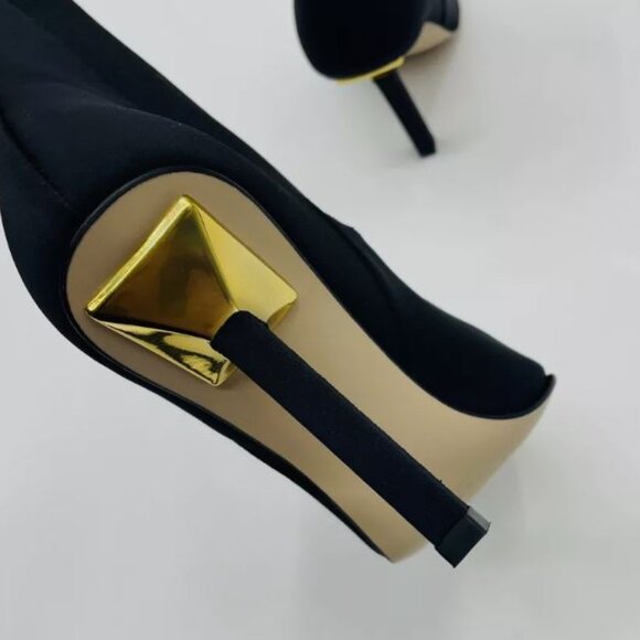 Good American Black Heeled Boots - Picture 5 of 7